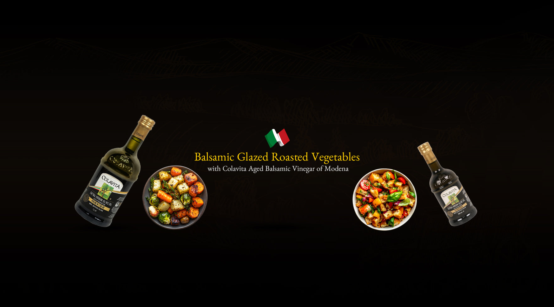 Balsamic Roasted Vegetables with Colavita Aged Vinegar