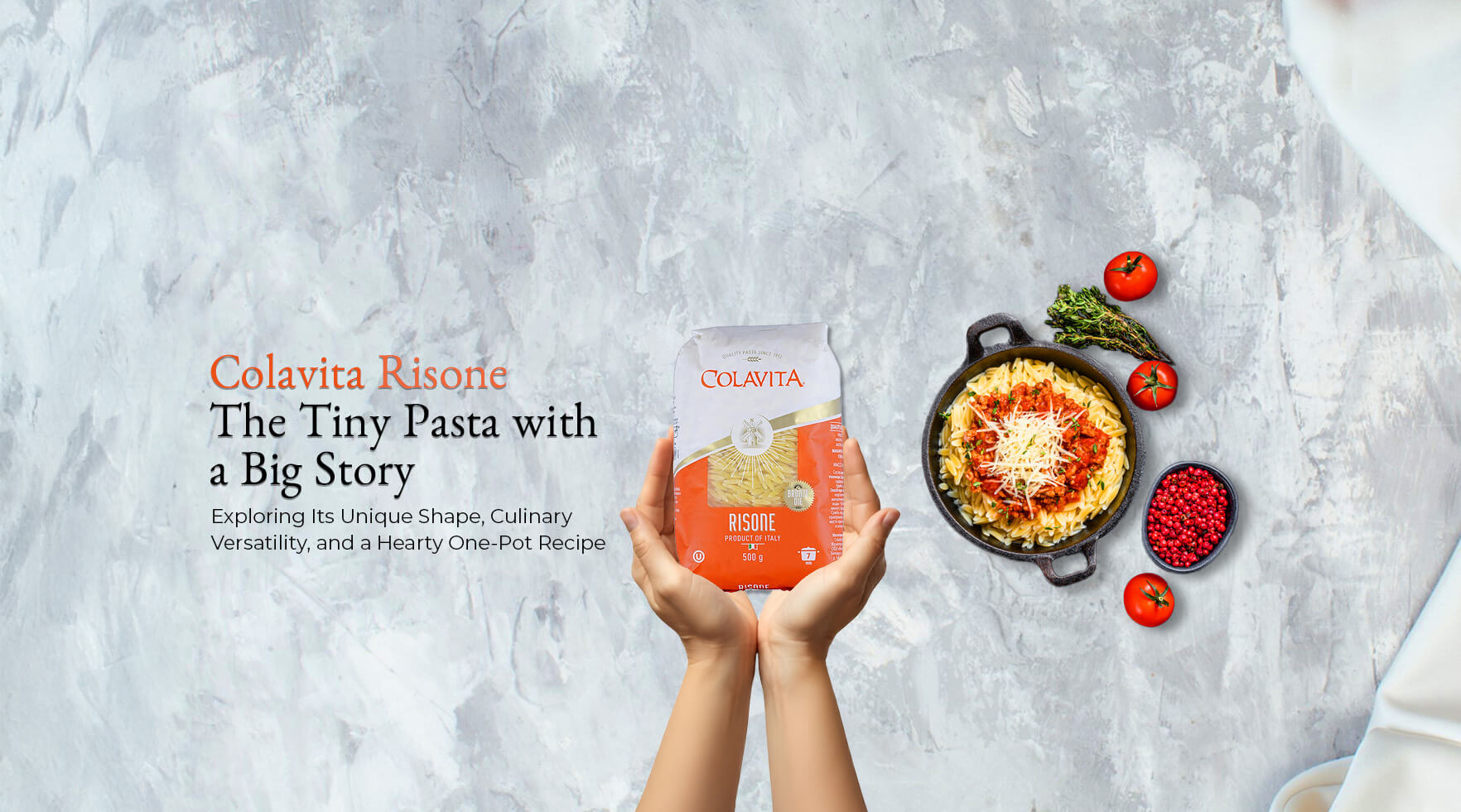 Colavita Risone Hard Durum Wheat Pasta