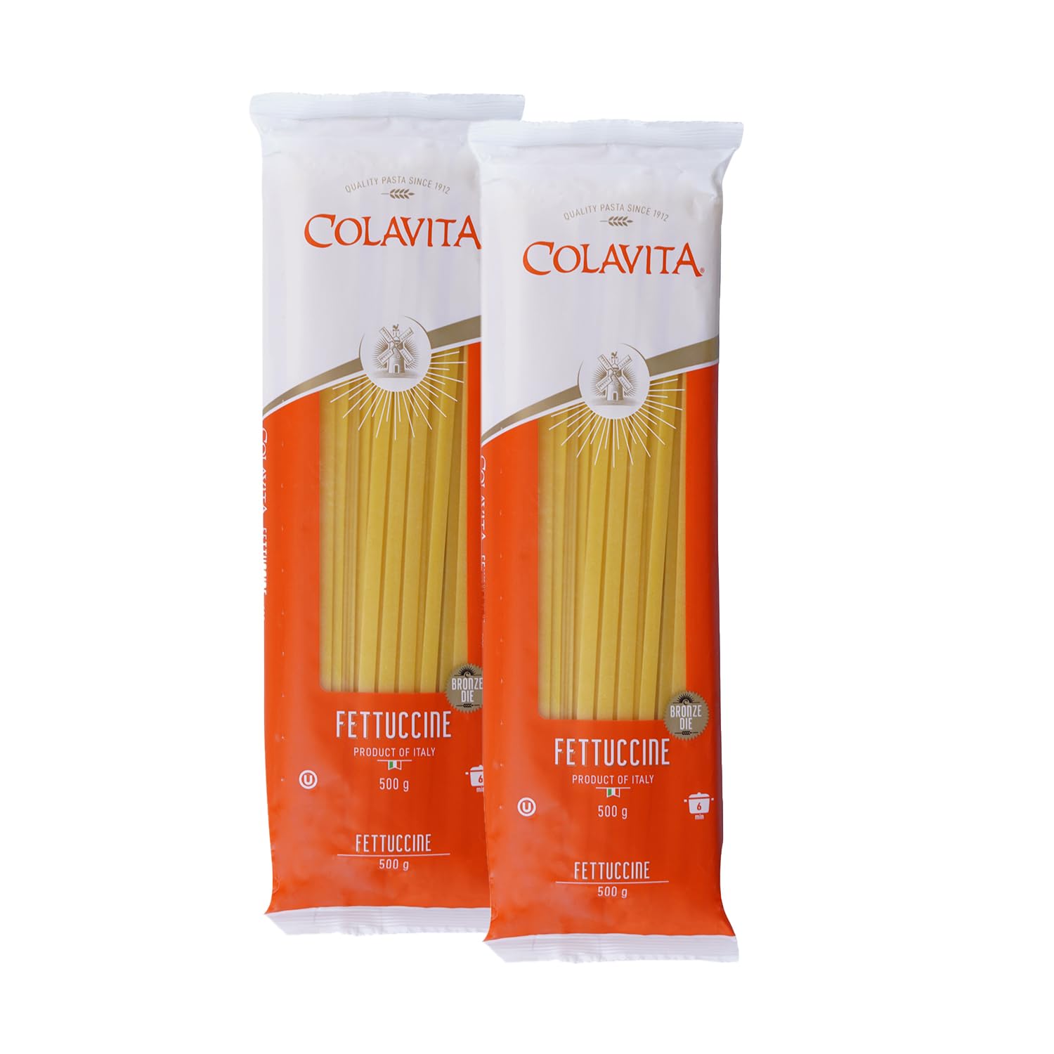 Colavita Fettuccine Durum Wheat Pasta 500 g ( Pack of 2)