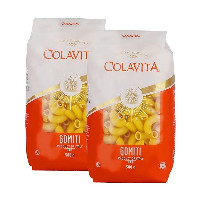Colavita Gomiti Durum Wheat Pasta 500 g (Combo Pack of 2)