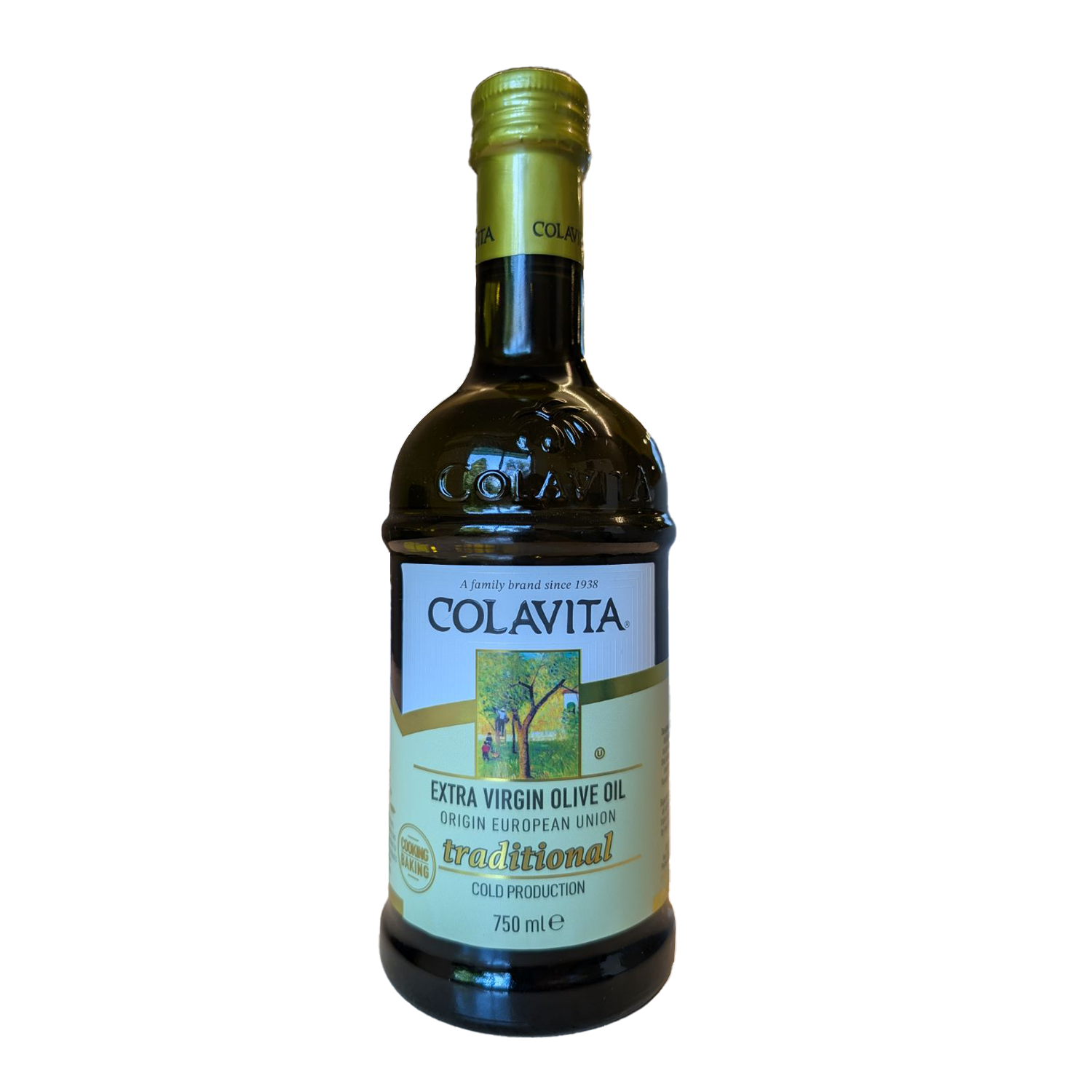 Colavita Traditional Extra Virgin Olive Oil – 750ml - Imported from Italy