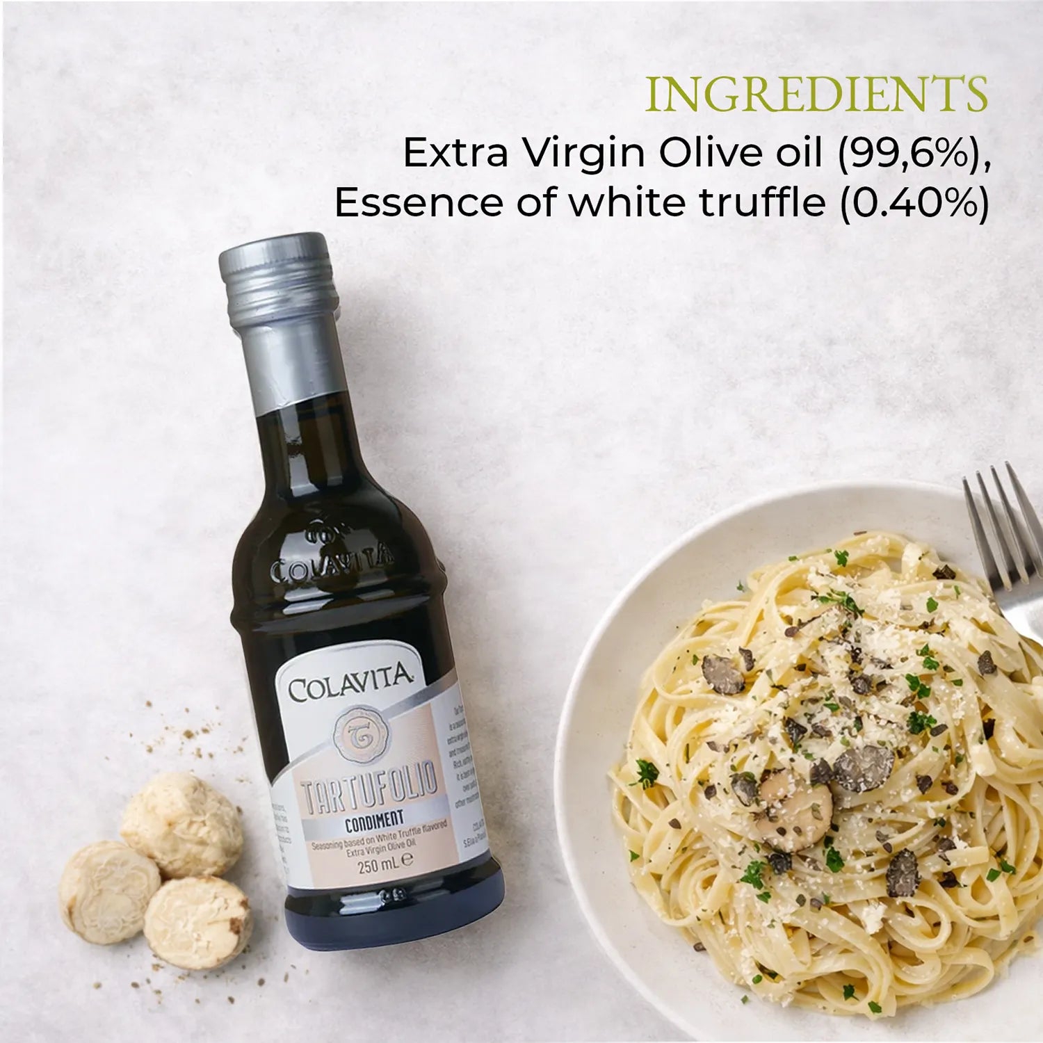 Colavita Tartufolio – Gourmet Extra Virgin Olive Oil with Truffle Aroma (250 ml)