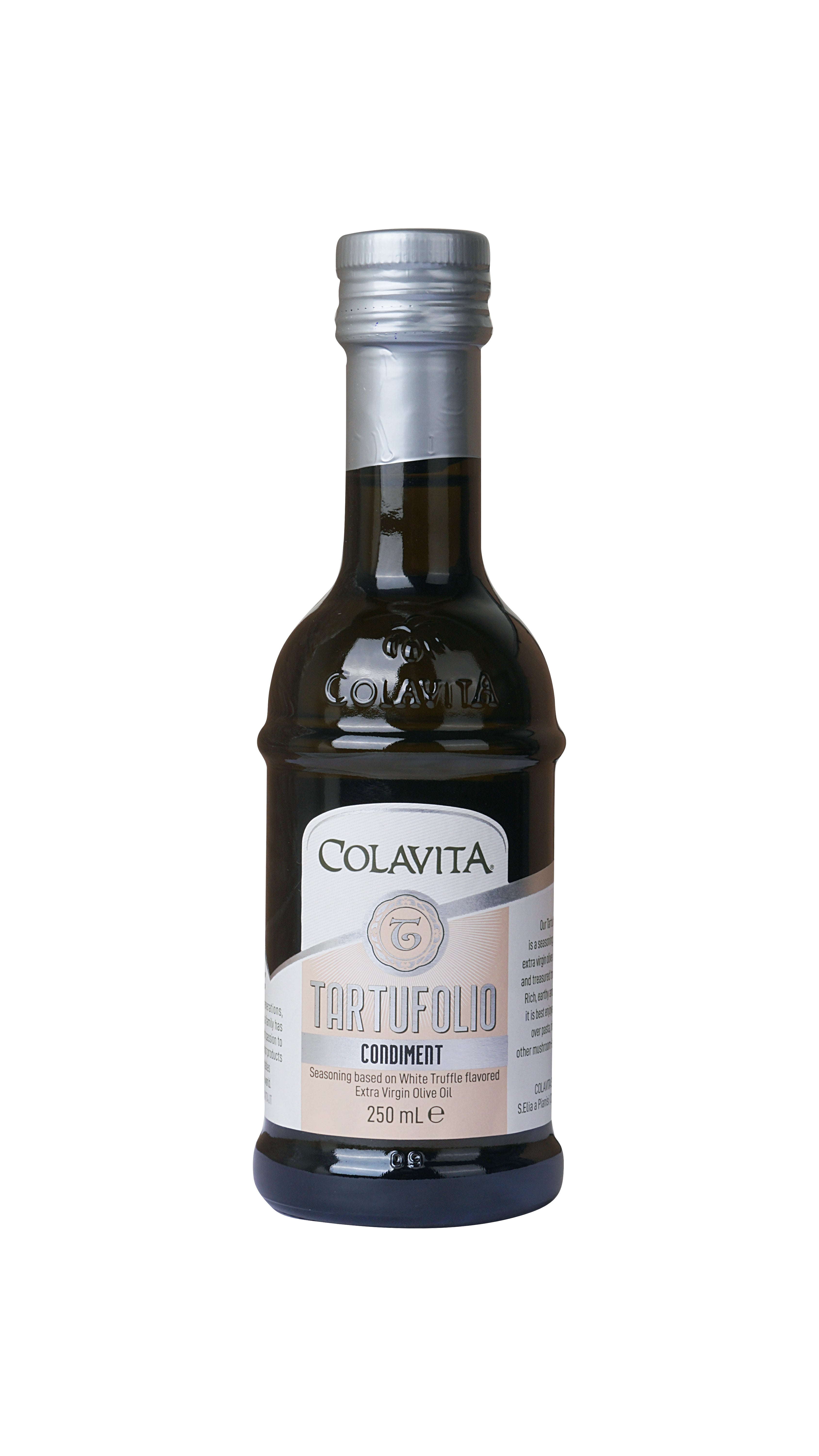 Colavita Italian Tartufolio/Truffle Flavoured Oil, Pepperolio & Garlicolio Olive Oil | Imported from Italy | Premium for Cooking, Salad Dressings and Marinades | Wooden Box Gift Set | 250 ml X 3