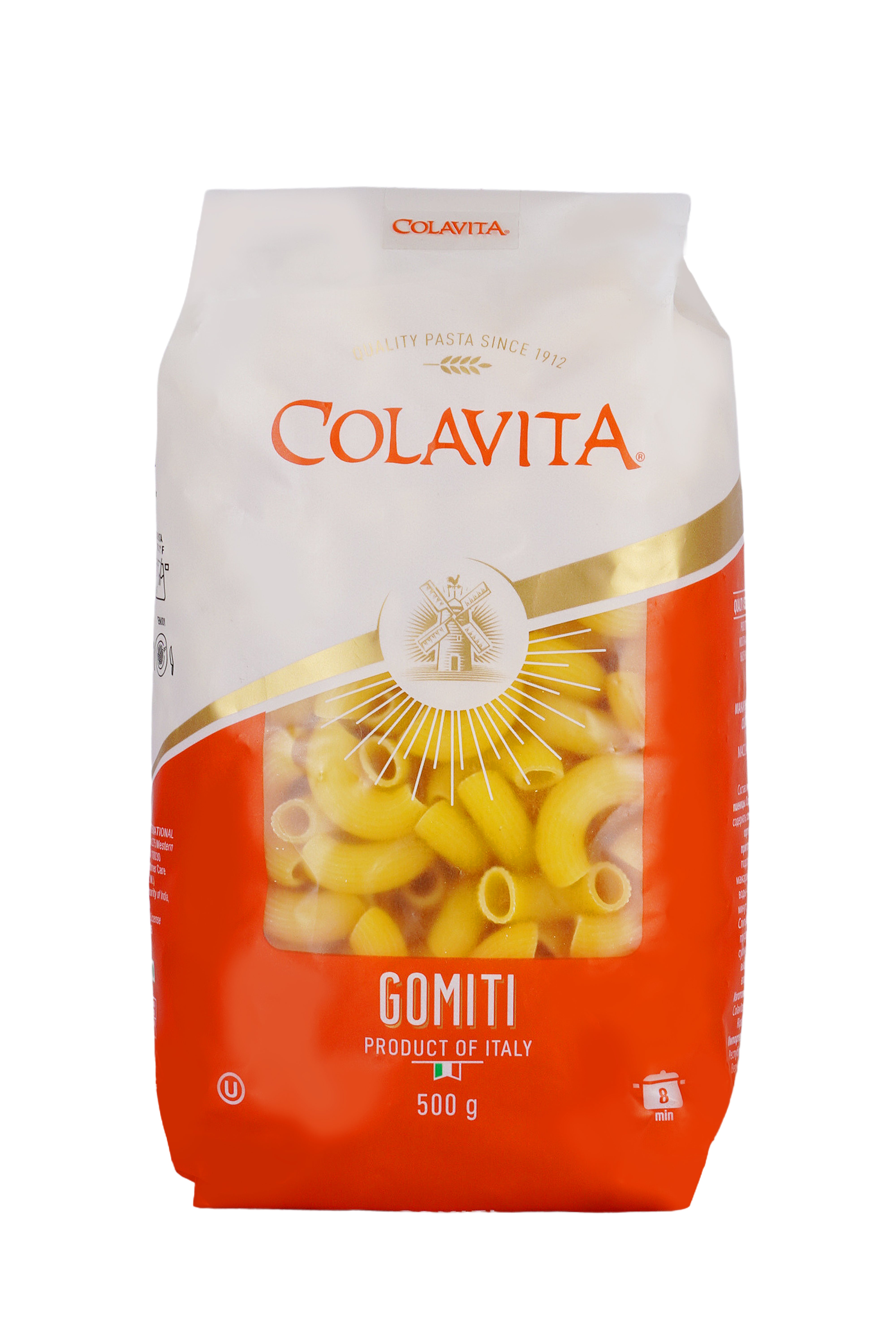 Colavita Combo Deal | Fettuccine, Rigatoni & Gomiti | Authentic Durum Wheat Pasta | 500 g Each