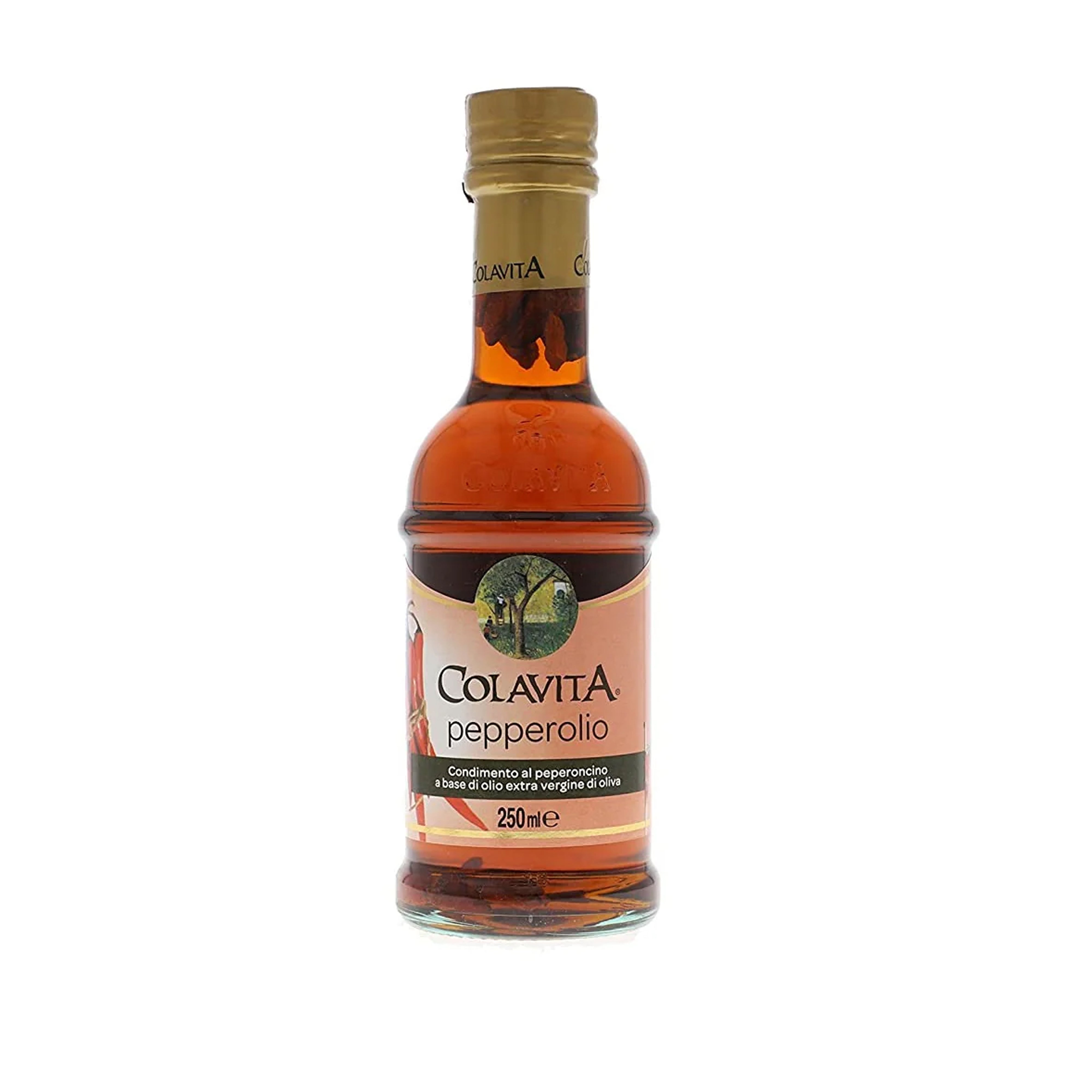 Colavita Pepperolio – Bold and Flavorful Chili-Infused Extra Virgin Olive Oil (250 ml)