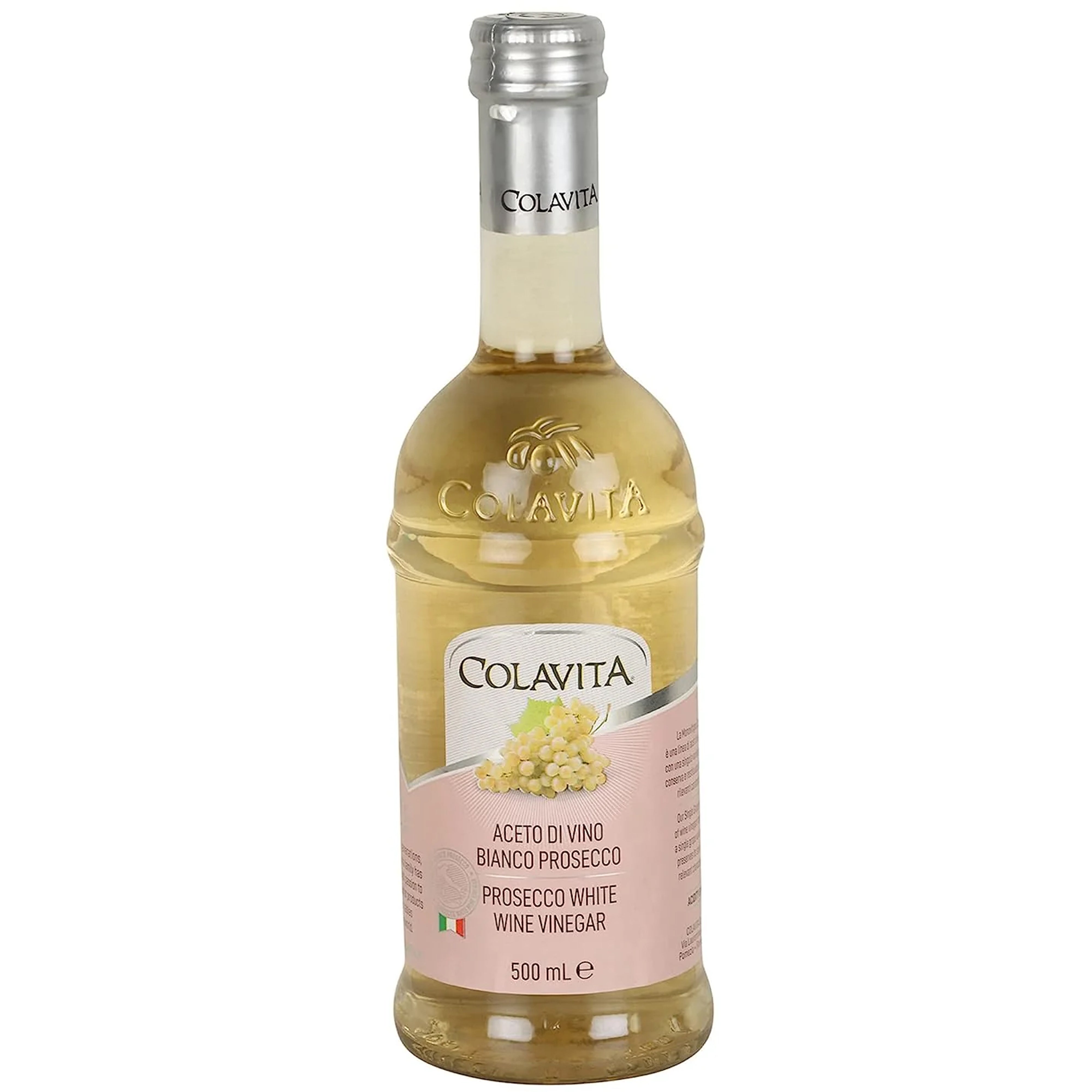 Colavita Best Combo Deal | Penne Rigate Whole Wheat Pasta (500 g), Prosecco White Wine Vinegar (500 g) with Pure Olive Oil (250 ml)