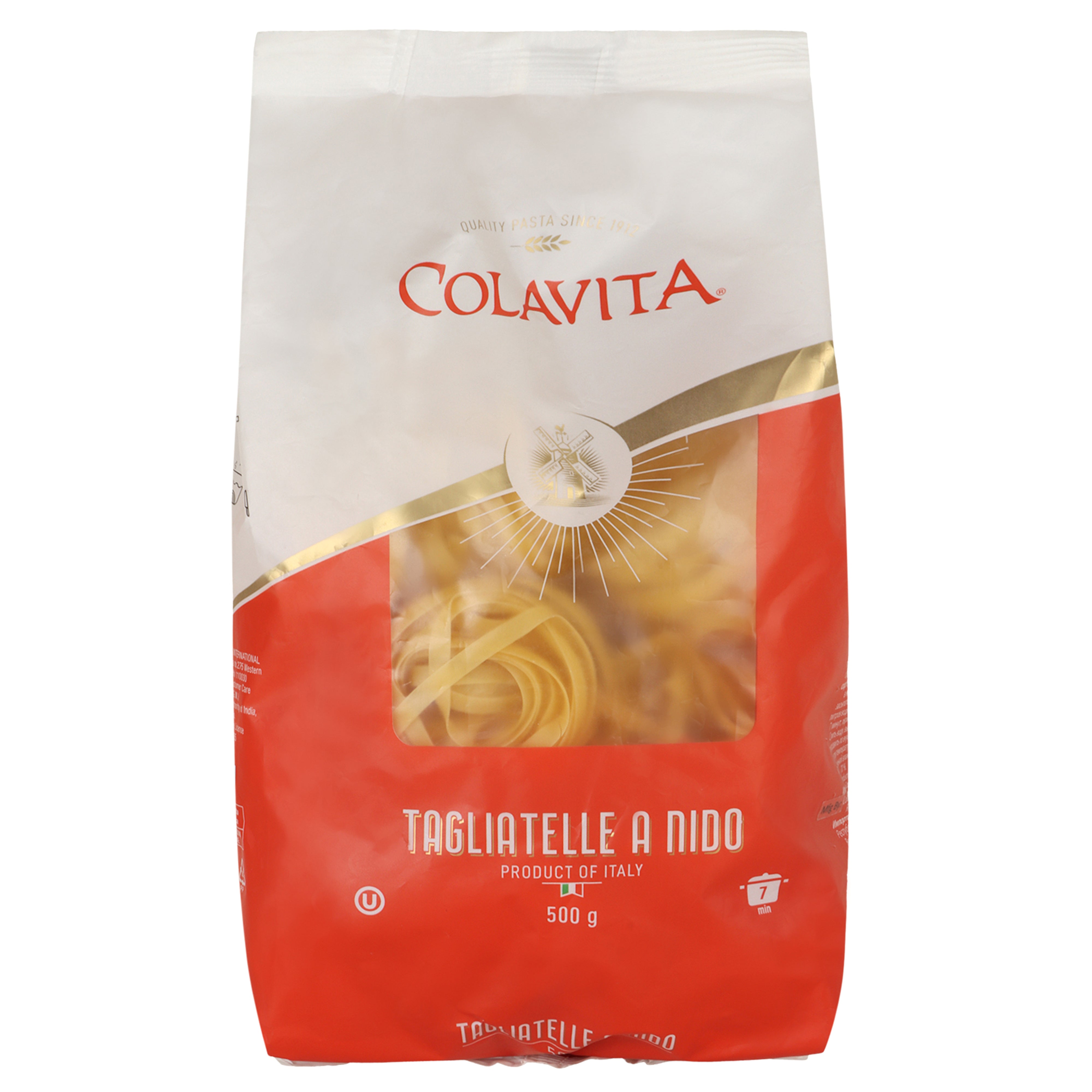 Colavita Tagliatelle Pasta – Crafted with 100% Authentic Durum Wheat Semolina (500 g)
