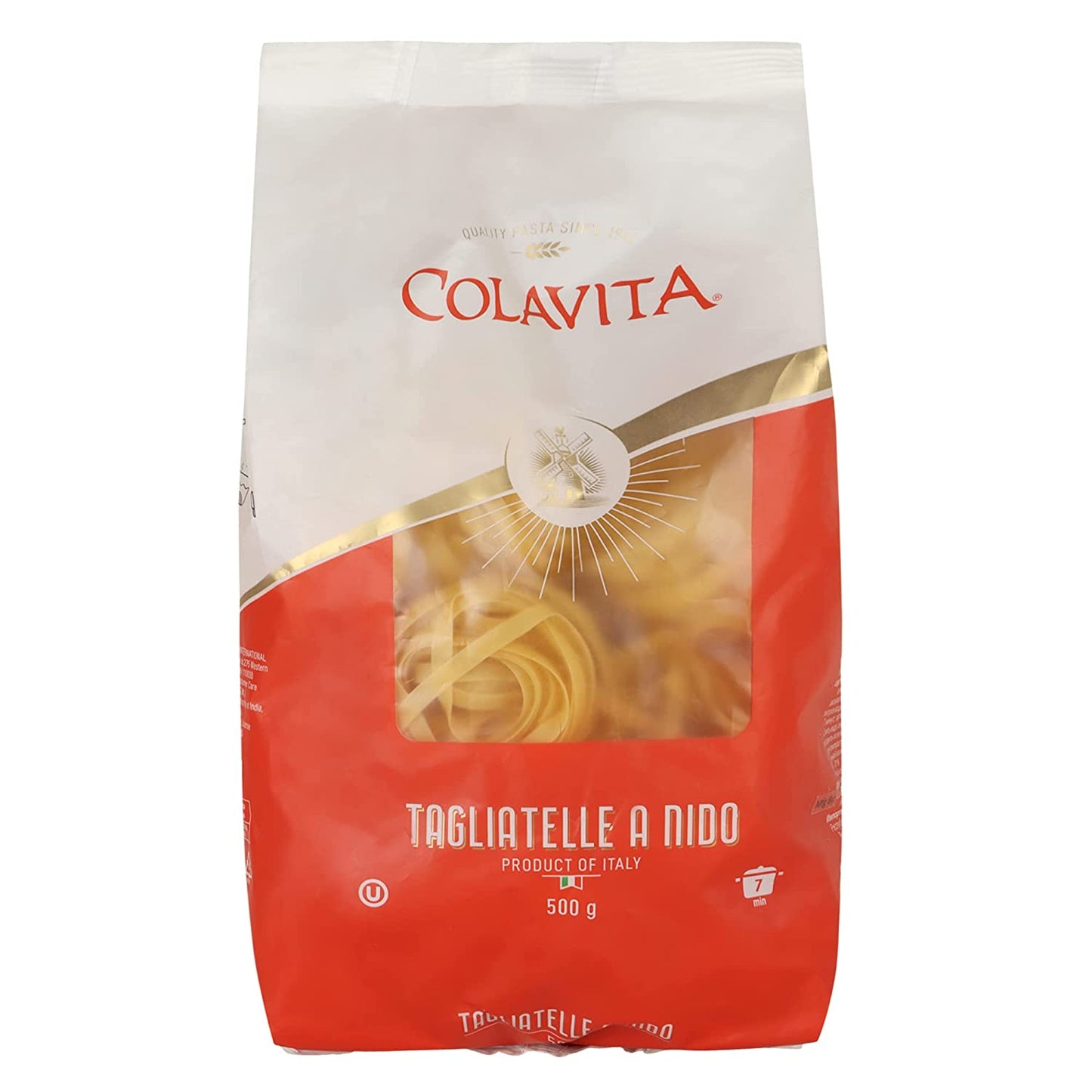Colavita Tagliatelle Pasta (500g) | Hard Durum Wheat Pasta | Imported from Italy