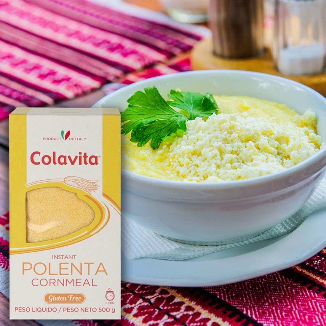 Colavita Polenta Instant Gluten Free Cornmeal 500G
