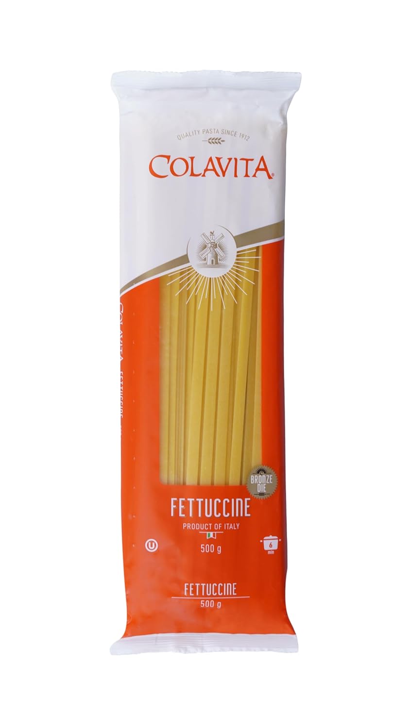 Colavita Fettuccine Durum Wheat Pasta 500 g ( Pack of 2)