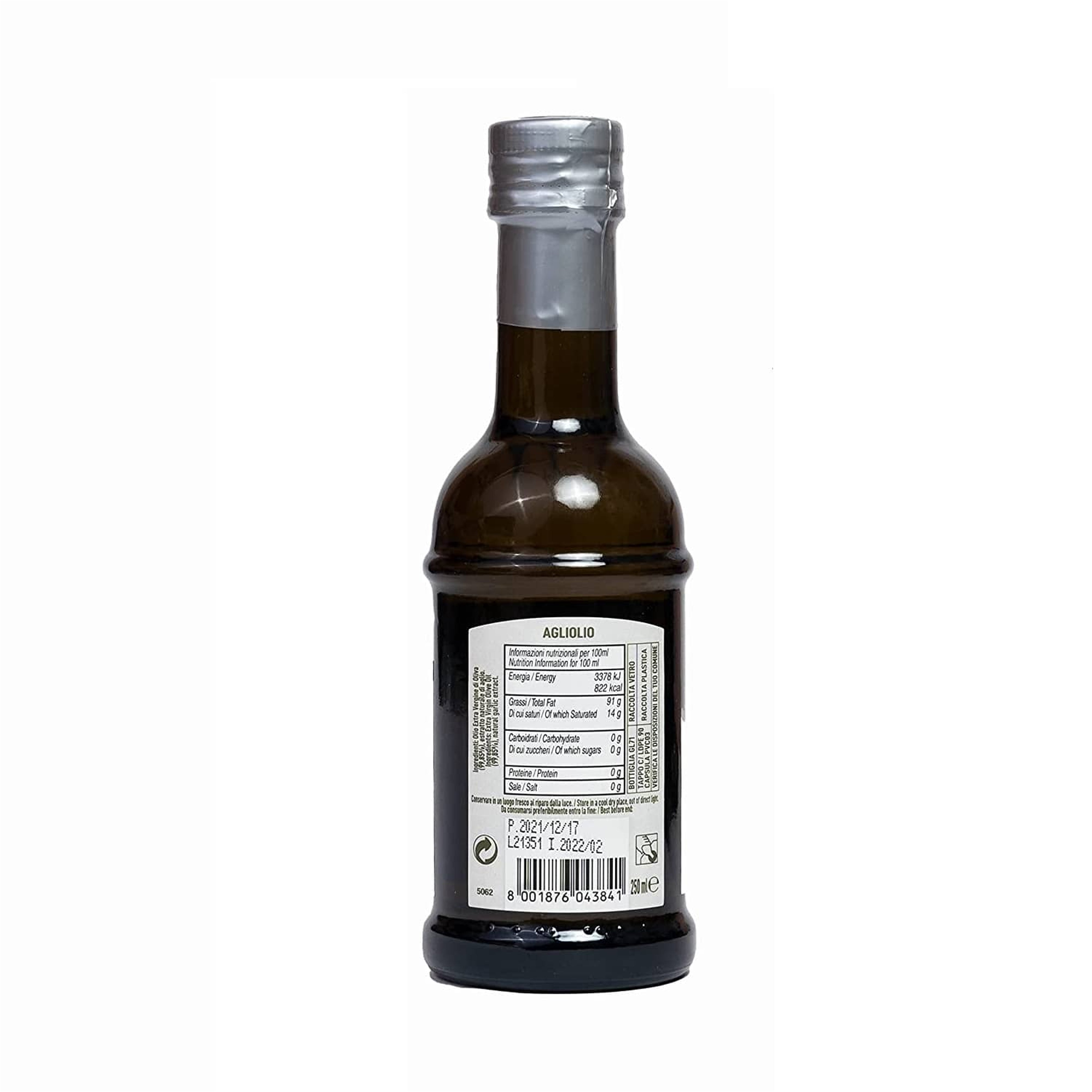 Colavita Garlicolio – Extra Virgin Olive Oil with Essence of Garlic (250 ML)