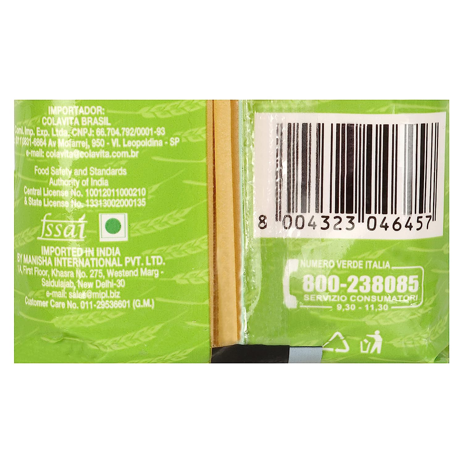 Colavita Organic Linguine Pasta – Made with 100% Organic Durum Wheat (500 g)