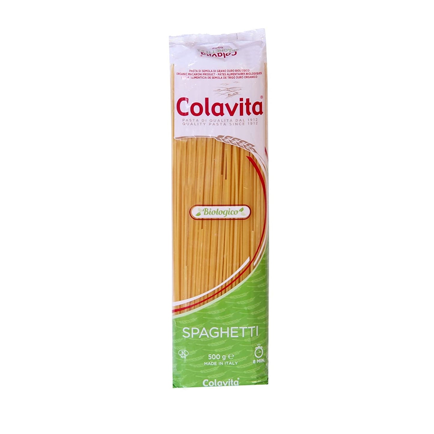 Colavita Spaghetti Organic Pasta, 500 g